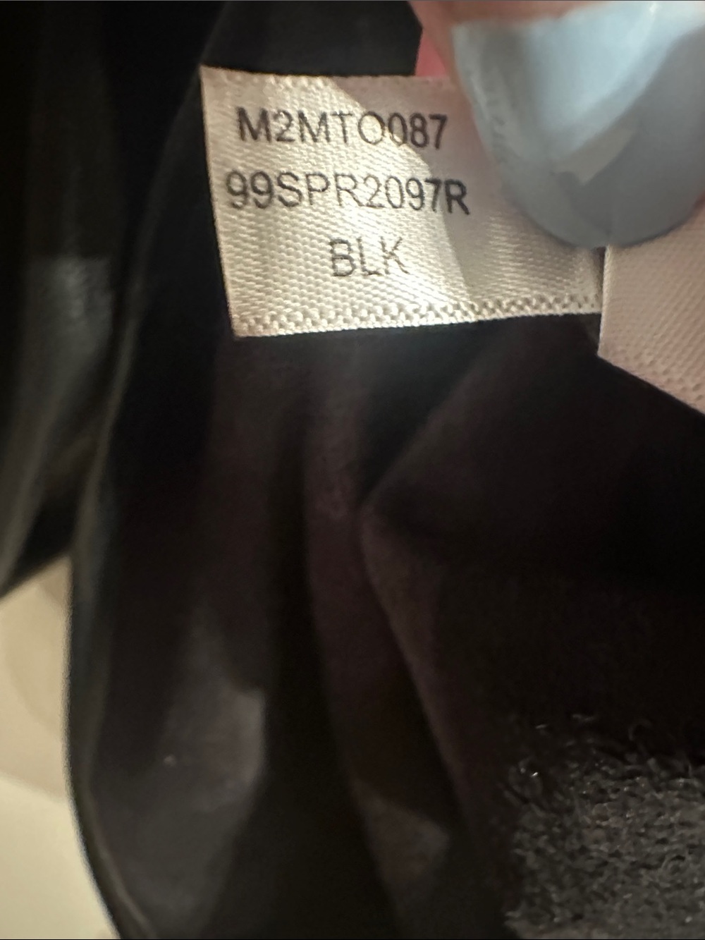 Marc New York Black Faux Leather Ruffle-Collar Snap Front Jacket - Picture 11 of 12